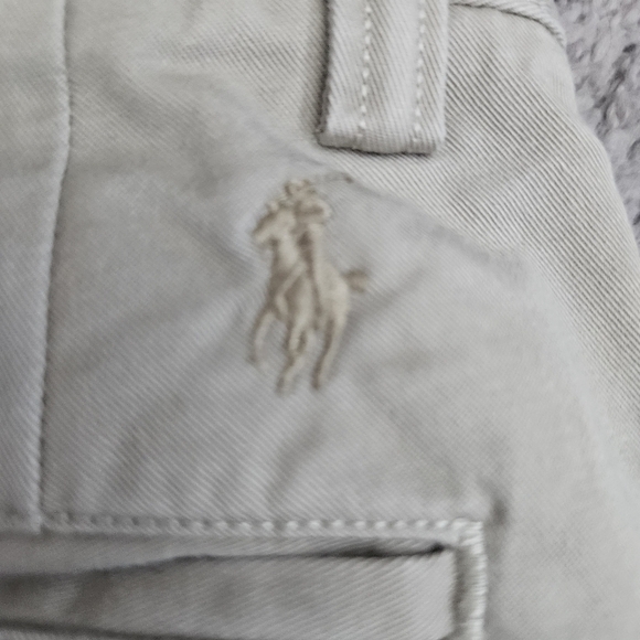 Polo Ralph Lauren Men's The Polo Chino Pants 33x32 Khaki Classic Cotton Twill - Picture 5 of 13